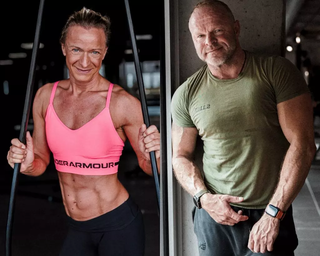 Personal Trainerin und Massagetherapeutin Alex Binelli und Personal Trainer Stefan Trost